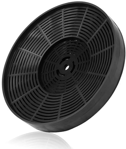 175mm Diameter Carbon Charcoal Filter for Cooker Hood, CDA CHA15 Grease & Odour Filter for CDA Cooker Hoods Extractor Vents Recirculating Carbon Charcoal Filters Replacement for CHA15 1Pack