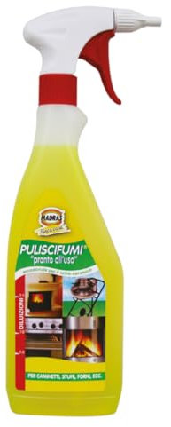 Limpiador de cítricos de 750 ml Madras: Limpiador de hollín para Cristales de Estufas, chimeneas y hornos