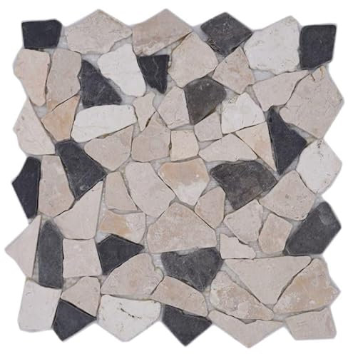 mosaico piastrelle di rete rottura/Ciot Mix bian Cone Java marmo pietra naturale cucina specchio da parete per piastrelle da parete Ver Blender