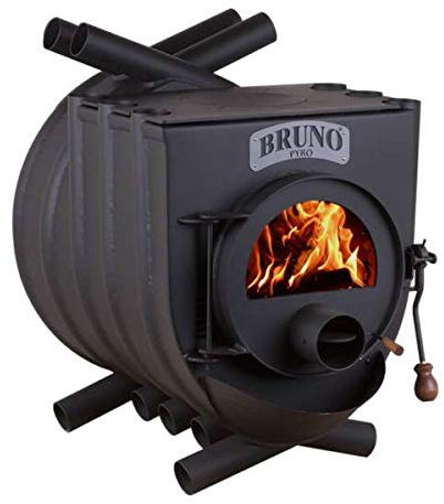 Werkstattofen Bruno Pyro III mit Herdplatte - 19 kW Warmluftofen - Energieeffizienzklasse A - Zulassung für Deutschland und Schweiz - BimSchV (ohne Untergestell, ohne Seitenverkleidung)