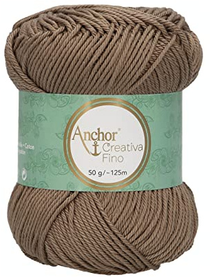 Anchor 4620004-00254 Häkelgarne, 100% Baumwolle, 254, Stärke 4, 125m, 53 Gramm