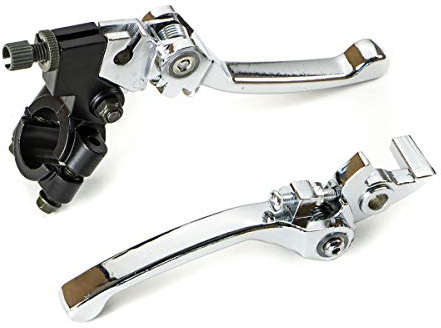 STI Coppia Leve Freno e Frizione Pitbike Cross Motard Ripiegabili