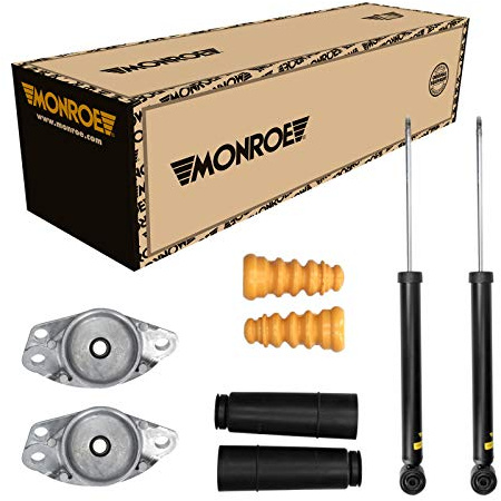 Monroe Stoßdämpfer + Domlager Staubschutz Skoda Fabia 2 542 für VW Polo 9Nx