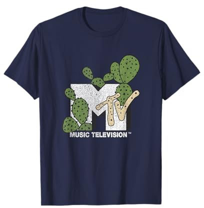 MTV Music Television Cactus Logo T-Shirt