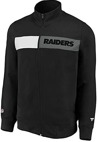 Fanatics NFL Las Vegas Raiders Jacke Iconic Past Present Track Jacket Trainingsjacke (S)