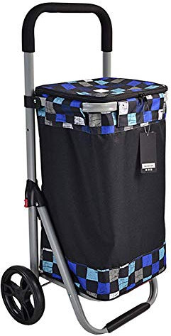 Pimex Chariot Chariot de Courses léger à 2 Roues, Grand 35 L (D)