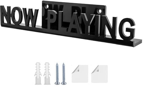 Support pour disques vinyles - Étagère murale en bois - Support flottant en acrylique - Pour affichage, collection