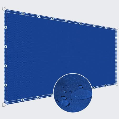 ZQXFZ Sonnensegle 130x140cm Sonnenschutz Terrasse Sichtschutz Balkon Ohne Bohren Balkon-Verkleidung -KöNigsblau.