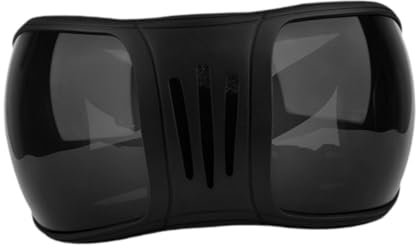 ＡＷＨＡＯ Augenschutz für Pferde, Schutzbrille für Pferde, Reitbrille, Pferderennen-Brille für den Trail, Schwarz Und Grau