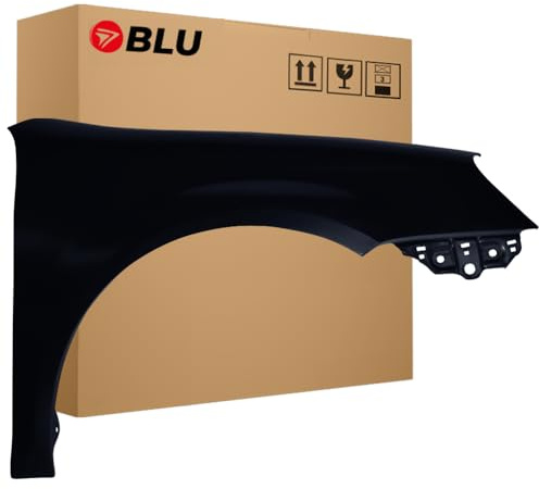 BLU Kotflügel Passend für Volkswagen Golf V 5 Jetta Kombi LC9X Rechts Schwarz | 2003-2009 | Vorderseite Vorne | Lackiert | Einbaufertig