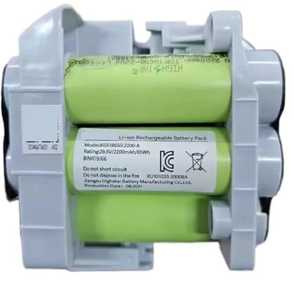 Batteria Da 2200 MAh 29,6 V, Compatibile Con Roidmi, Batteria For Aspirapolvere Portatile 8ISR18650-2200-A F8 F8E XCQ01RM