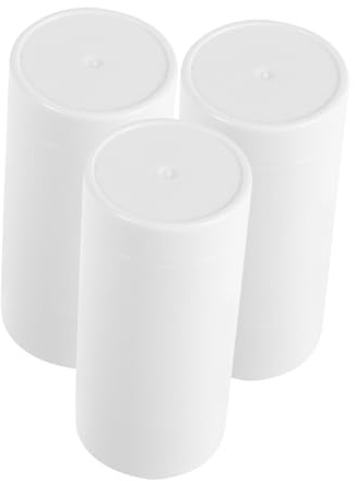 CALLARON 3 Stück Wiederbefüllbare Deostick Tuben 30g Kunststoff Weiß Mit Drehverschluss Kompakt Für Reisen Deodorant Und Lippenbalsam Behälter