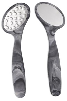 Happyyami para Pies Inoxidable Doble Cara Removedor de Muerta Herramienta para Eliminar Callos Diseño Ergonómico Familiar Color Aleatorio