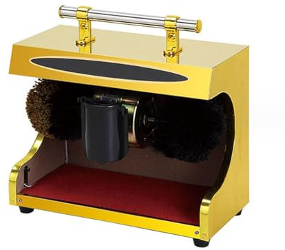 HQYMXYGEUR cireuse de Chaussures,cireuse de Chaussures électrique Domestique,Induction Automatique,Brosse combinée Double,pour Famille hôtel Banque Commercial