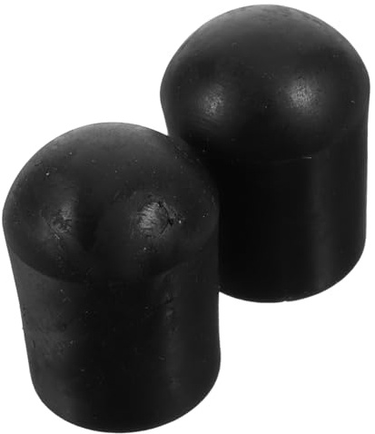 minkissy 2 Stück Cello Endpin Gummispitzen in Schwarz mit Rutschfestem Schutz und Solider Haltbarkeit für Cello und Bassinstrumente Zubehör
