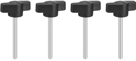 QUARKZMAN 4Pcs Tornillo de Sujeción con Mango en Forma de T, M4 x 40mm Métrico de Acero Al Carbono para Rápida Extracción y Ajuste Manual de Reemplazo