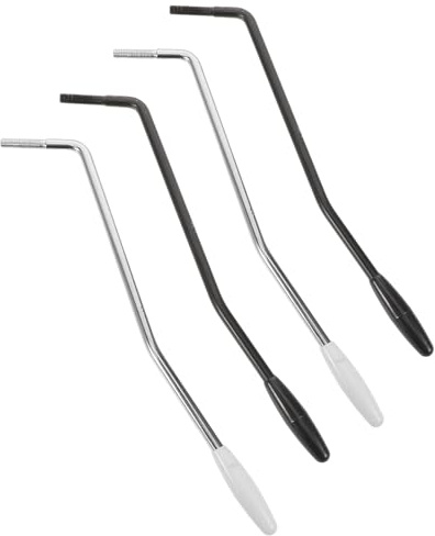 Barra de Vibrato para Guitarra Eléctrica 5mm Negra 4 Piezas | Rosca St, Inserción Directa, Afinación Estable y Acción Precisa, Repuesto para Puente de Trémolo