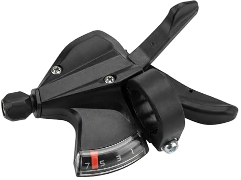 Tailcle SL-M315-8 Speed Bike Shifter Right Thumb Gear Shifter Bicycle Shift Lever MTB Mountain Bike Shifter Trigger Shifter Commuter Folding Hybrid Bike Gear Shifter with Gear Indicator