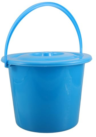 LRXIYODE Pot de Chambre 3000 Ml en Plastique avec Poignée et Couvercle Étanche, Récipient Urinaire Gradué Anti-déversement pour Soins Médicaux, Hôpital et Usage à Domicile, Urinoir Portable