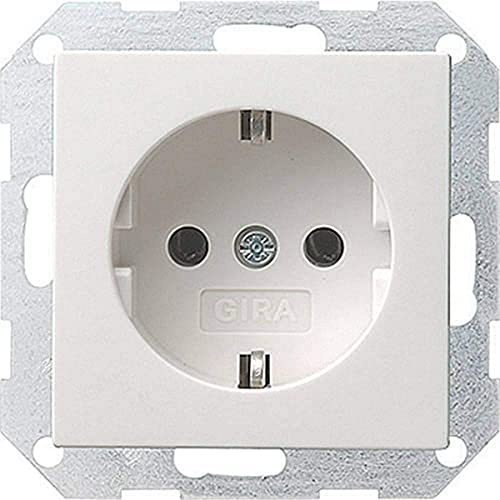 Gira 427825 18803 Schuko Steckdose System 55, reinweiß