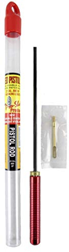 Pro-Shot CR8-22 Coated Pistol Rod: 8-Inch Gun Cleaning Rod for .22 Cal & Up, Pro-Tuff Double Coated with Brass Brush, Gun Cleaner Compatible, Gun Cleaning Brushes, USA-Made Hunting Gear