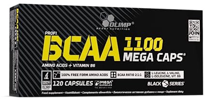 OLIMP BCAA Mega Caps Aminosäure 1100mg/Kapsel, 2 x 120 Kapseln