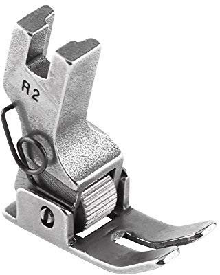 Industrial Sewing Machine Steel Roller Presser Foot Flat Bed Sewing Machine Part Zigzag Snap-On Presser Foot for Thick Fabric