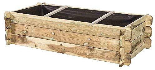 Siena Garden Tom - Bancal Elevado, Rectangular, 120 x 60 x 30 cm