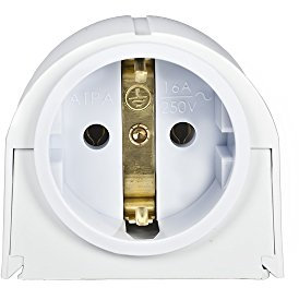 Aufputz schuko Steckdose versteckt ideal für hinten Möbel