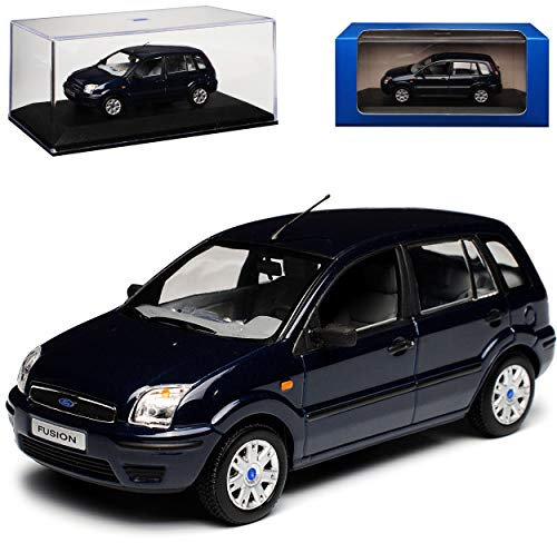 Ford Fusion SUV Dunkel Blau 2002-2012 1/43 Minichamps Modell Auto mit individiuellem Wunschkennzeichen
