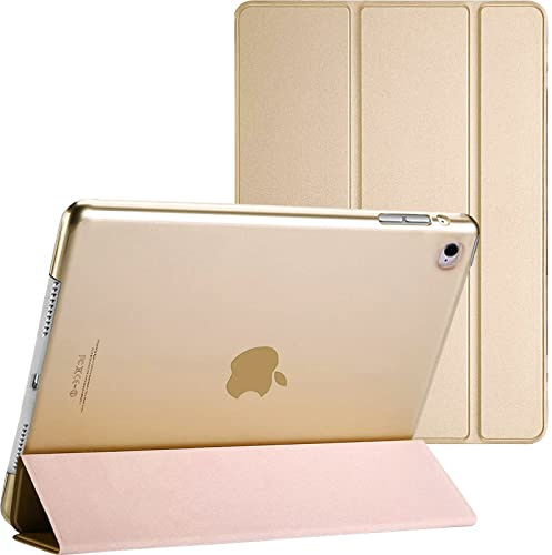 Schutzhülle für Apple iPad Air 2/2. Generation A1566 A1567 mit automatischer magnetischer Wake/Sleep-Funktion, goldfarben
