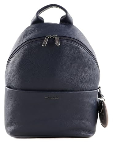 Mandarina Duck Mellow Leather, Zaino Donna, Blu (Dress Blue), 25x33x12 (L x H x W)