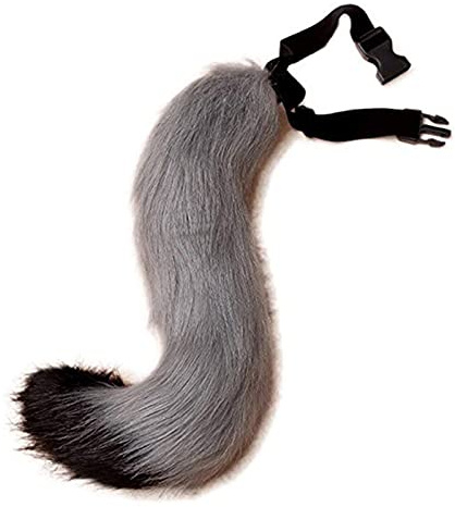 PPFINE Kunstpelz Wolf Fuchs Kostüm Schwanz Erwachsene Halloween Weihnachtsfeier