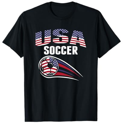 America Soccer Fans Jersey - United States Football Lovers T-Shirt