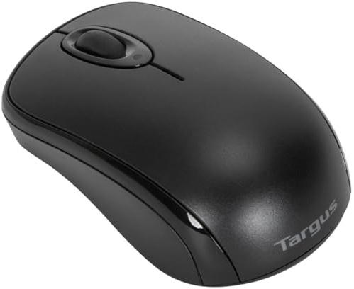 Targus Ratón inalámbrico Antimicrobiano Chromebook Bluetooth, ratón óptico de 1000 dpi, ratón Recargable Compatible con Chrome OS, Windows y macOS – Negro, AMB844GL