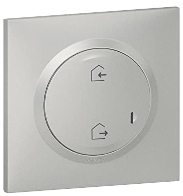 Commande Générale Départ/Arrivée pour Contrôle Associé de Lumières, Volets Roulants, Prises Connectées - Installation Connectée Dooxie with Netatmo Complet - Finition Aluminium - 199256 - Legrand