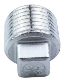 1pc Tube Plug Accessories Male Thread 1/8 1/4'' 3/8 1/2'' 3/4 1 1-1/2 2 SS304 Stainless Steel Cap Pipe Plumbing Fittings (Size : 2)
