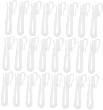 Zerodeko 80 Piezas Ganchos Ajustables para Cortinas de Drapeado de Accesorios de Plástico Duraderos para Cortinas para Uso Diario y Reemplazo Diseño de Redondeados Resistente y Práctico