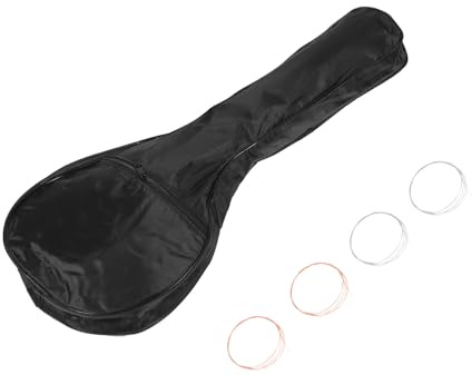 SOIMISS Wasserdichte Mandolintasche aus Oxford Praktische Handtasche mit Extra Zubehörfach Modische Mandolintasche für Unterwegs Passend für Mandolinen Leicht und Robust