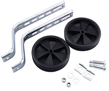 baginbaginbag Stützräder für Fahrräder, universell passend für 12-Zoll- bis 20-Zoll-Räder, verstellbare Stützräder, stabile Metallstützen, Lackschutz-Set, einfache Installation