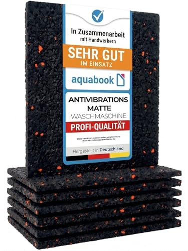 Antivibrationsmatte Waschmaschine I Vibrationsmatte 3D Drucker I Anti Vibration Waschmaschinenunterlage I Schwingungsdämpfer I Dämmmatte Waschmaschine I Waschmaschienenuntermatte I 8 Stück 3mm