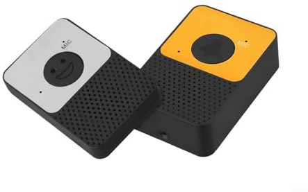 Système d'interphone sans fil avec mains duplex - Communication, portée de 304,8 m, 4 sonneries et 8 niveaux de volume, pour bureau à domicile