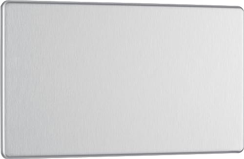 BG Electrical Double Screwless Blank Plate