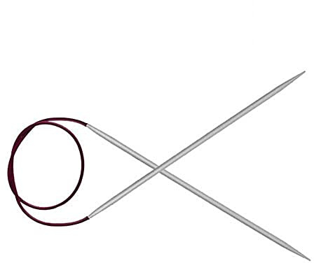 KnitPro - KnitPro Basix Aluminium (80 cm, 2,25 mm) rundstickor - 1 st.
