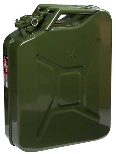 Start Tanica in Ferro Antiscoppio per Carburante 20L - Omologata con Chiusura di Sicurezza