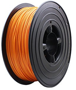 3D Filament 1kg B-Ware Filament Rolle in verschiedenen Farben Rot Gold Silber Grün Blau Braun Lila Violett Beige Transparent Gelb Orange Schwarz Weiß (Orange (B-Ware))