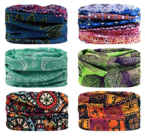 JOEYOUNG Headwear, Bandana, Neck Gaiter Head Wrap Headband Balaclava Magic Scarf