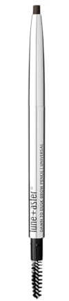 Lune+Aster Brow Pencil | Universal Eyebrow Pencil With Spoolie Brush. Longwear Formula. No Sharpening Required. Vegan & Gluten Free - Brown
