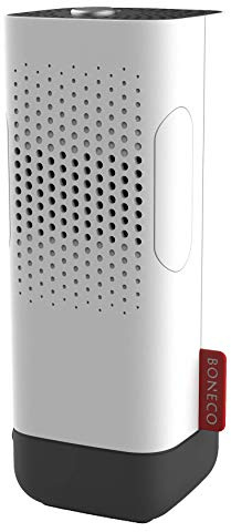 BONECO Luftreiniger P50 – 2-in-1 wasserloser Aroma Diffusor und Ionisator – Ein-Knopf-Bedienung – Inklusive ätherischem Duftöl, weiß