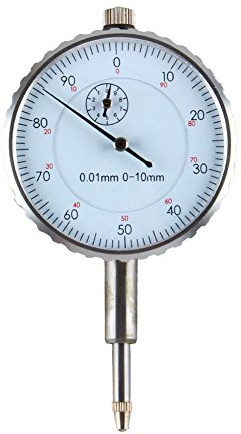 Skalindikator rostfritt stål, Enkel användning, Hög känslighet, Hållbar konstruktion Mätverktyg Noggrannhet 0,01mm Mätomfång 0-10mm för axelavvikelse axeltryck och växelbackslag